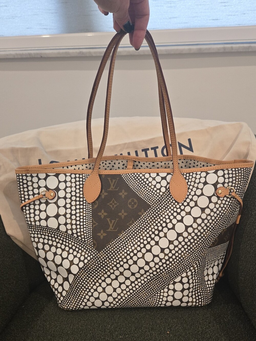 Louis Vuitton x Yayoi Kusama Monogram Waves Neverfull MM